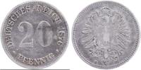 Kaiserreich 20 Pfennig 1876 E kleiner Adler schön 41.84 元 含税 ＋  -8.37 元 运费
