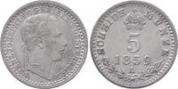 Österreich Habsburg 5 Kreuzer Franz Joseph I. 1848-1916 -