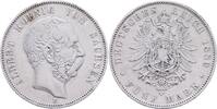 Sachsen 5 Mark Albert 1873-1902 -