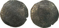 SPANISH NETHERLANDS Patagon BRABANT, Duché, Philippe IV (1621-1665), AR patagon, 1655, Anvers. * RARE Date* -