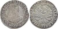 Schlesien-Württemberg-Öls, Herzogtum 6 Kreuzer Sylvius Friedrich 1664-1697. -