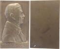 Eins. Br.-Plakette (unsigniert) Franz Joseph I. 1848-1916. -