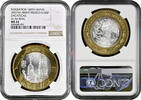 100 pesos Mexico 100 pesos 2007, NGC MS64, Federation 180th Anniv. - Zacatecas -