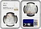  1 dollar 1896 USA 1 dollar 1896, NGC MS63, 'Morgan Dollar' silver coin ... 1,163.04 元 含税 ＋  167.34 元 运费