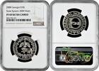10 lari Georgia 10 lari 2000, NGC PF69 UC, State System 3000 Years silver coin -
