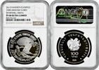100 dram Armenia 100 dram 1998, NGC PF68 UC, Lillehammer Olympics, Skiing Pop 1/1 -