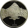 1 som Kyrgyzstan 1 som 2011, PROOF, 20th Anniversary of Independence - Khan Tengri -