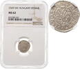1 denar Hungary 1 denar 1569, NGC MS62, Emperor Maximilian II (1564 - 1576) -