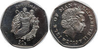 50 pence Isle of Man 50 pence 2013, XF, Christmas -