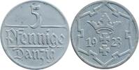 5 pfennig Danzig 5 pfennig 1923, AU, Free City of Danzig (1923 - 1939) -