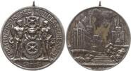 Erfurt, Stadt Tragbare versilberte Bronzemedaille v. Wernstein, a.d. 22. Thüringische Bundesschiessen, Ansicht Dom mit Domstufen -