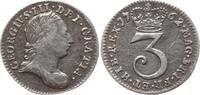 Großbritannien 3 Pence George III., 1760 - 1820 -