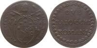 Kirchenstaat 2 Baiocchi Pius VI., 1775 - 1799, Rom, AN XX -