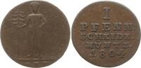 Braunschweig-Calenberg-Hannover 1 Pfennig Georg III., 1760 - 1820, Clausthal -