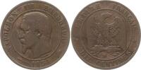 Frankreich, Kaiserreich 10 Centimes 1854 BB Napoleon III., 1852 - 1870, ... 41.84 元 含税 ＋  83.67 元 运费