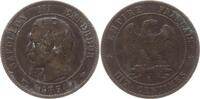 Frankreich, Kaiserreich 10 Centimes 1854 A Napoleon III., 1852 - 1870, P... 41.84 元 含税 ＋  83.67 元 运费