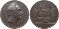 Großbritannien Zinnmedaille William IV., 1830-1837, v. Ingram, Coronation, Britannia, Scotia und Hibernia -
