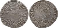 Halberstadt, Bistum Breitgroschen Albrecht von Brandenburg, 1513 - 1545, Var: Schreibweise der 4 -