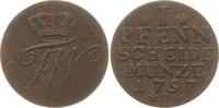 Preußen, Königreich 1 Pfennig 1797 A Friedrich Wilhelm II., 1786 - 1797,... 125.51 元 含税 ＋  83.67 元 运费