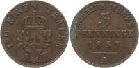 Preußen, Königreich 3 Pfennig Friedrich Wilhelm IV., 1840 - 1861, Berlin -