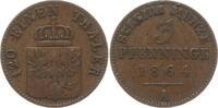 Preußen, Königreich 3 Pfennig Wilhelm I., 1861 - 1888, Berlin -