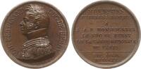 Frankreich, Königreich Miniatur - Bronzemedaille Louis XVIII., 1814-1824, v. Depaulis, Tod Ch. Ferdinand Duc de Berry, 1778-1820 -