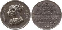 Frankreich, Königreich Kleine Silbermedaille Louis XVIII., 1814-1824, Duc de Berry, 1778 - 1820, Chapelle de Rosny -