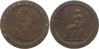 Großbritannien 1 Penny 1797 George III., 1760 - 1820 Sehr schön, min. RF... 418.36 元 含税 ＋  83.67 元 运费