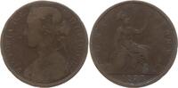 Großbritannien 1 Penny 1871 Victoria, 1837 - 1901 Seltener Jahrgang, sch... 669.38 元 含税 ＋  83.67 元 运费