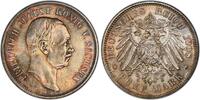 Saxony 5 Mk 5 Mark Sachsen Friedrich August III Jaeger 136 -