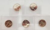 5 x 25 cent Kanada 2007 Olympische Spiele Vancouver 2010 -