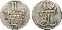 Hessen Kassel 2 Albus 1782 Friedrich II. 1760-1785 -