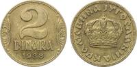 Jugoslawien - Münze - Petar II - 2 Dinar 1938 -