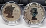 Kanada 20 Dollar 60. Jahrestag Königin Elisabeth II - Silbermünze 999 -