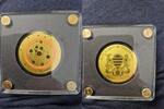 TSCHAD 5000 Francs Gold 1/200 Unze Sonnensystem -
