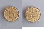  1937 E Drittes Reich 5 Pfennig Beispielfoto vz 62.75 元 含税 ＋  61.08 元 运费