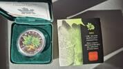 KANADA 2002 - 5 Dollars in Silber (1 Unze) in Farbe - MAPLE LEAF -