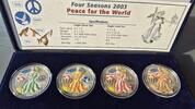 USA - 1 Dollar 2003 Walking Liberty 1 Oz - Silber Peace of the world -
