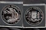 100 Schilling Somalia Silber African Wildlife Elefant / Elephant 1 OZ Privy WMF -