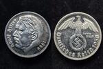 Medaille 2 Reichsmark DRITTES REICH - PROBE 2 Mark 1938 HITLER Private Prägung -