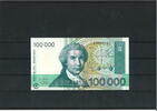 Kroatien 100000 Dinara 1993 Banknote / Geldschein unc 25.10 元 含税 ＋  79.49 元 运费