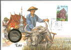 Laos 10 Kip Fünf-Mast-Klipper - im Numisbrief - -