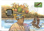 Suriname 5 Cents 1980 - im Numisbrief - unc 33.47 元 含税 ＋  79.49 元 运费