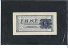 Deutsches Reich 5 Reichsmark Drittes Reich, Deutsche Wehrmacht, Verrechnungsschein unc -