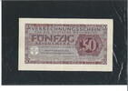 Deutsches Reich 50 Reichsmark Drittes Reich, Deutsche Wehrmacht, Verrechnungsschein -