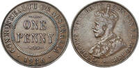Australien 1 Penny George V. , 1910 - 1936 -