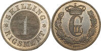 Dänemark 1 Skilling Christian IX. 1863 - 1906, -