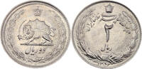 Iran 2 Rials 1973 Mohammad Reza Shah Pahlavi (1943 - 1979) vz-st 16.73 元 含税 ＋  79.49 元 运费