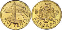 Barbados 5 Cent Umlaufmünze -