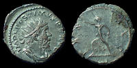 Roman Empire antoninien POSTUMUS, POSTUME, antoninien Trèves ou Cologne en 263-265, PAX AVG, 21-22mm, 3,76 grms, RIC 78 TTB+/TB+ -
